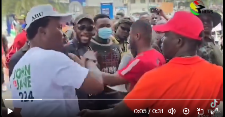 Sammy Gyamfi flees for his life after encounter with irate NDC protester