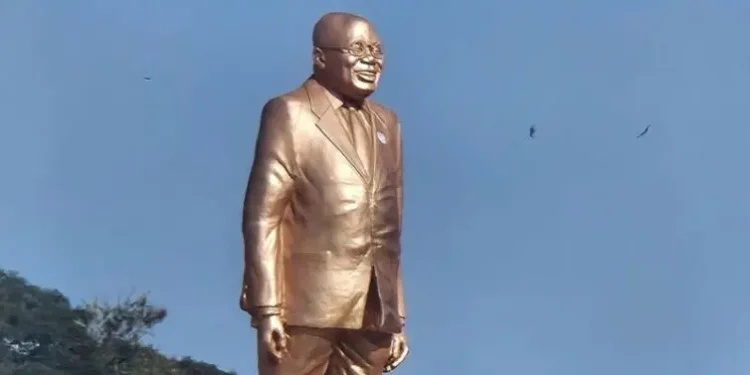 ‘Ghanafuo historically punish a President who gives himself a statue’ – Kwaku Azar jabs Akufo-Addo