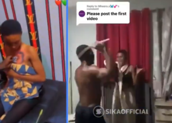 Young lady in a viral video, showing off her tattoo of her boyfriend receives ‘hot’ lashes from brother