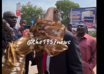 Video: KT Hammond ‘chops’ slap during confrontation with NDC MPs