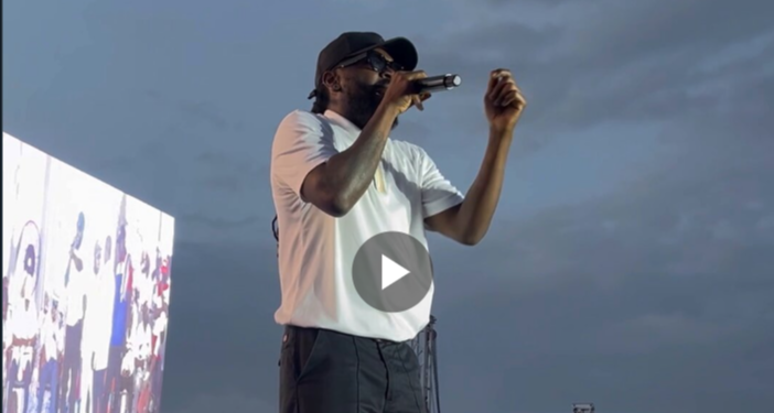 Watch Samini’s message to the crowd at the NPP Possibilities Victory Rally