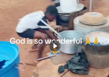 “It raining block”- Residents of Jachie Pramso jubilate after sighting a rare occurrence of hailstorm