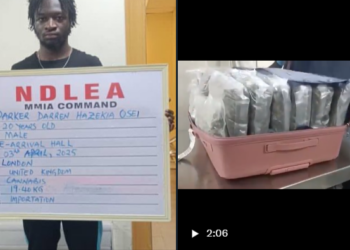 SHOCK – UK-based Ghanaian student caught with cannabis at Lagos Airport