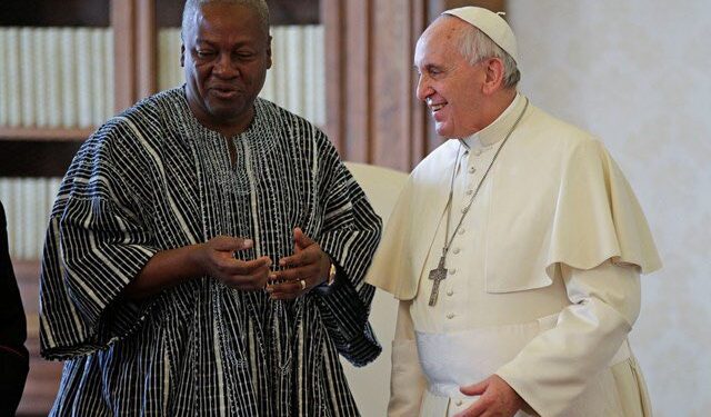 Mahama pays tribute to Late Pope Francis