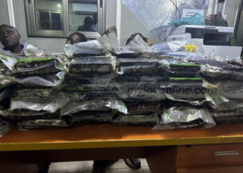 4 detained as NACOC intercepts 89.74 kg cocaine bound for the Netherlands