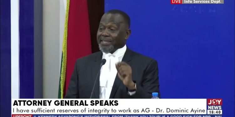 “I’m ready to walk into the mud with A Plus” – AG on corruption allegations against him